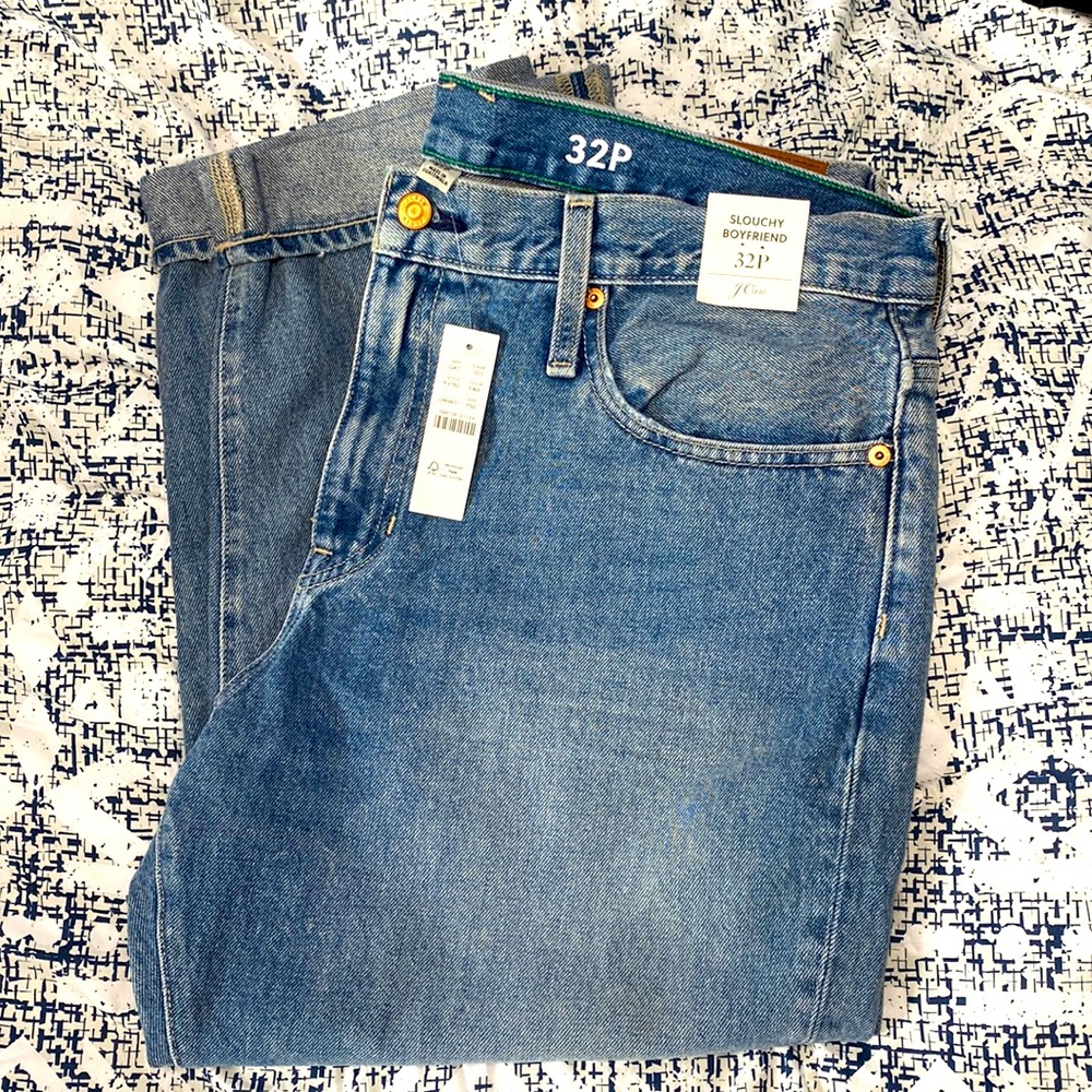 NEW WITH TAGS J.CREW Slouchy Boyfriend Jean